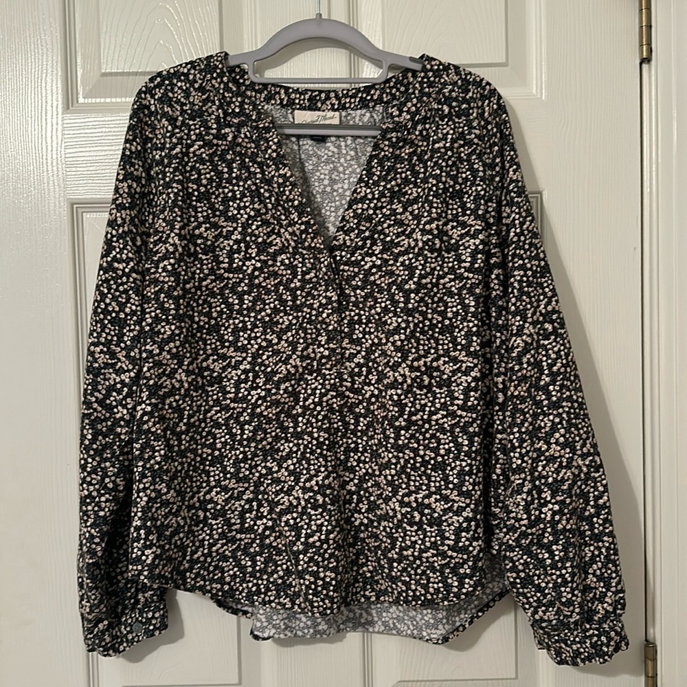 Floral long sleeve blouse